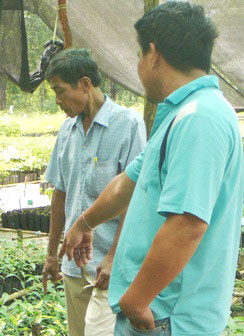 7. Herbs group from Koh Buk learnt how to manage the nursery at Kang Plakod.