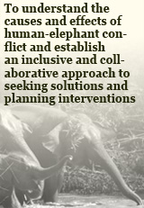 To understand the causes and effects of human- elephant conflict (HEC) and establish an inclusive and collaborative approach to seeking solutions and planning interventions.