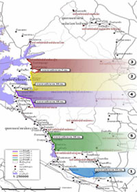 Crop-raiding map.